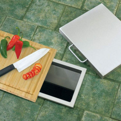 Twin Eagles Trash Chute w/ Bamboo Cutting Board - TETC