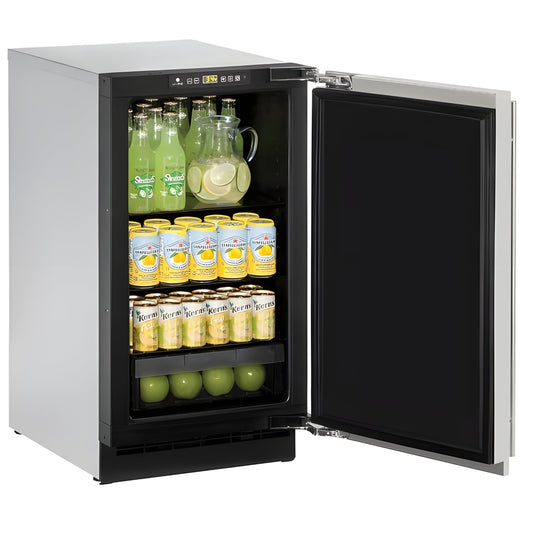 U-Line - 18" 2000 Series Refrigerator - 2218R - U-2218RS-00B