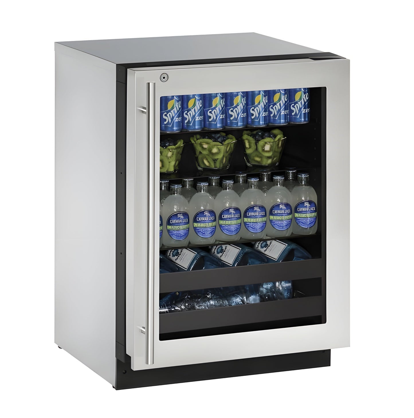 U-Line - 24" 2000 Series Beverage Center - 2224BEV - U-2224BEVS-00B