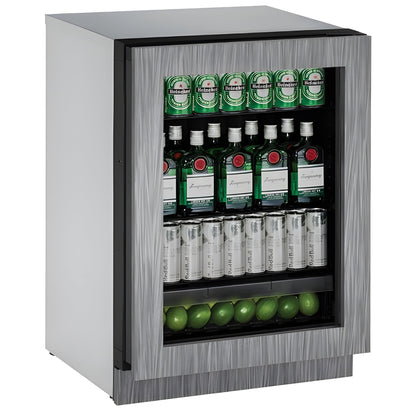 U-Line - 24" 2000 Series Refrigerator - 2224RGL - U-2224RGLS-13B