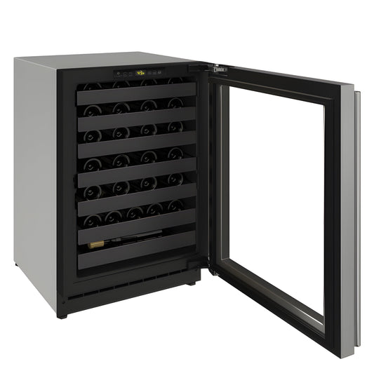 U-Line - 24" 2000 Series Wine Refrigerator - 2224WC - U-2224WCS-13A
