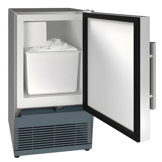 U-Line - 15" ADA Height Compliant Crescent Ice Maker - ACR015 V- UACR015-SS01A