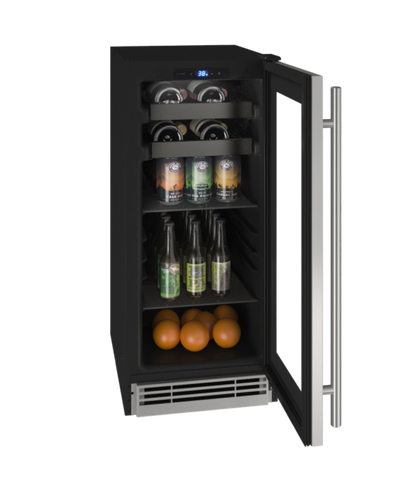 U-Line - 15" 1 Class Beverage Center - UHBV115 - UHBV115-SG01A