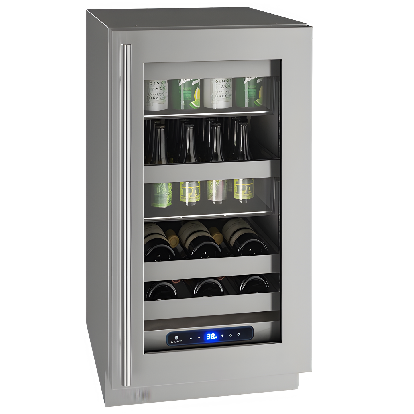 U-Line - 18" 5 Class Slide & Secure™ Beverage Center - UHBV518 - UHBV518-SG01A