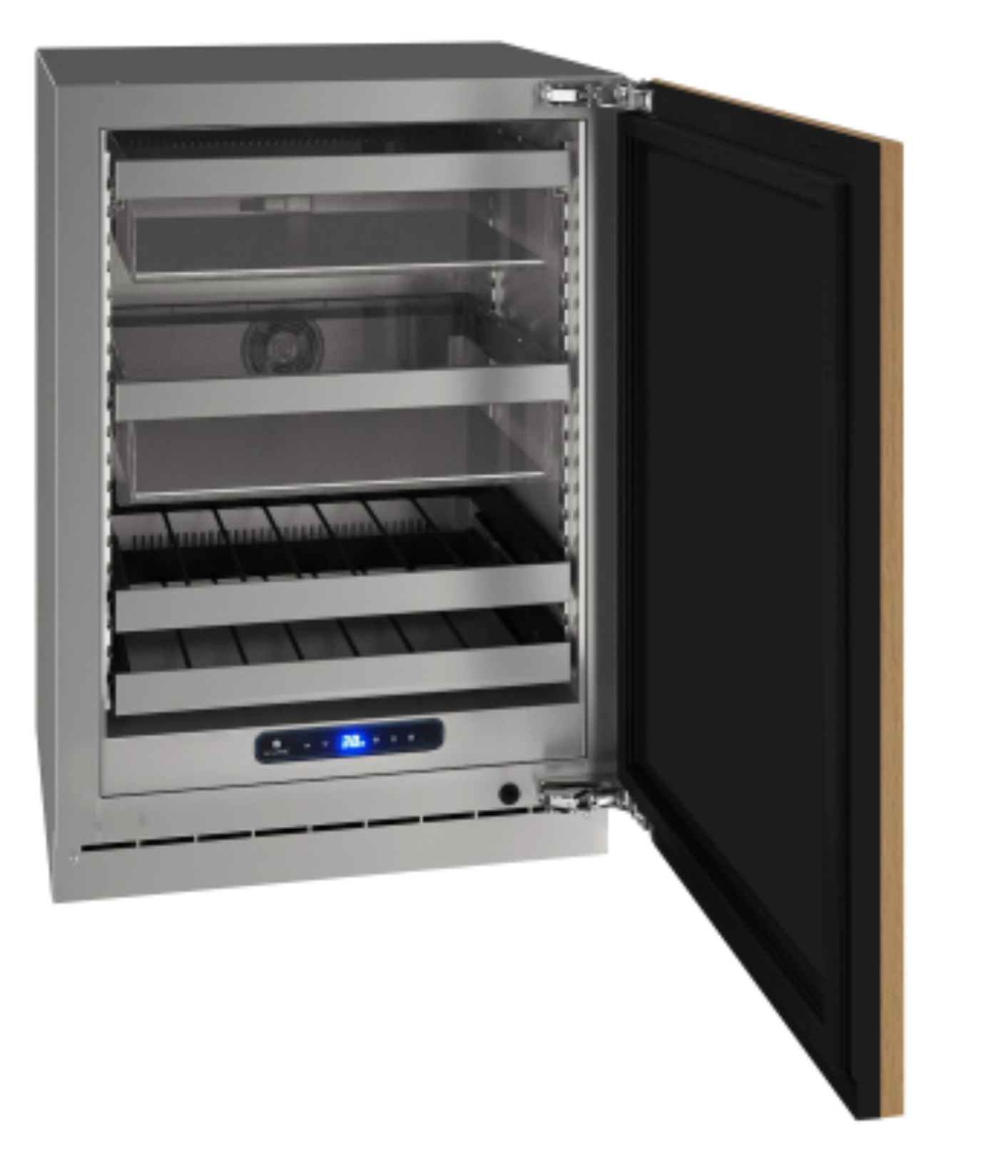 U-Line - 24" 5 Class Slide & Secure™ Dual-Zone Beverage Center - HBD524 - UHBD524-SG41A