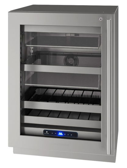 U-Line - 24" 5 Class Slide & Secure™ Dual-Zone Beverage Center - HBD524 - UHBD524-SG41A