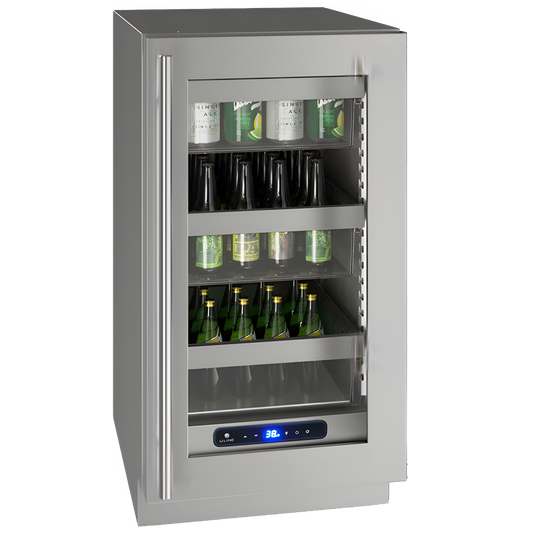 U-Line - 18" 5 Class Slide & Secure™ Refrigerator - HRE518 - UHRE518-SG01A