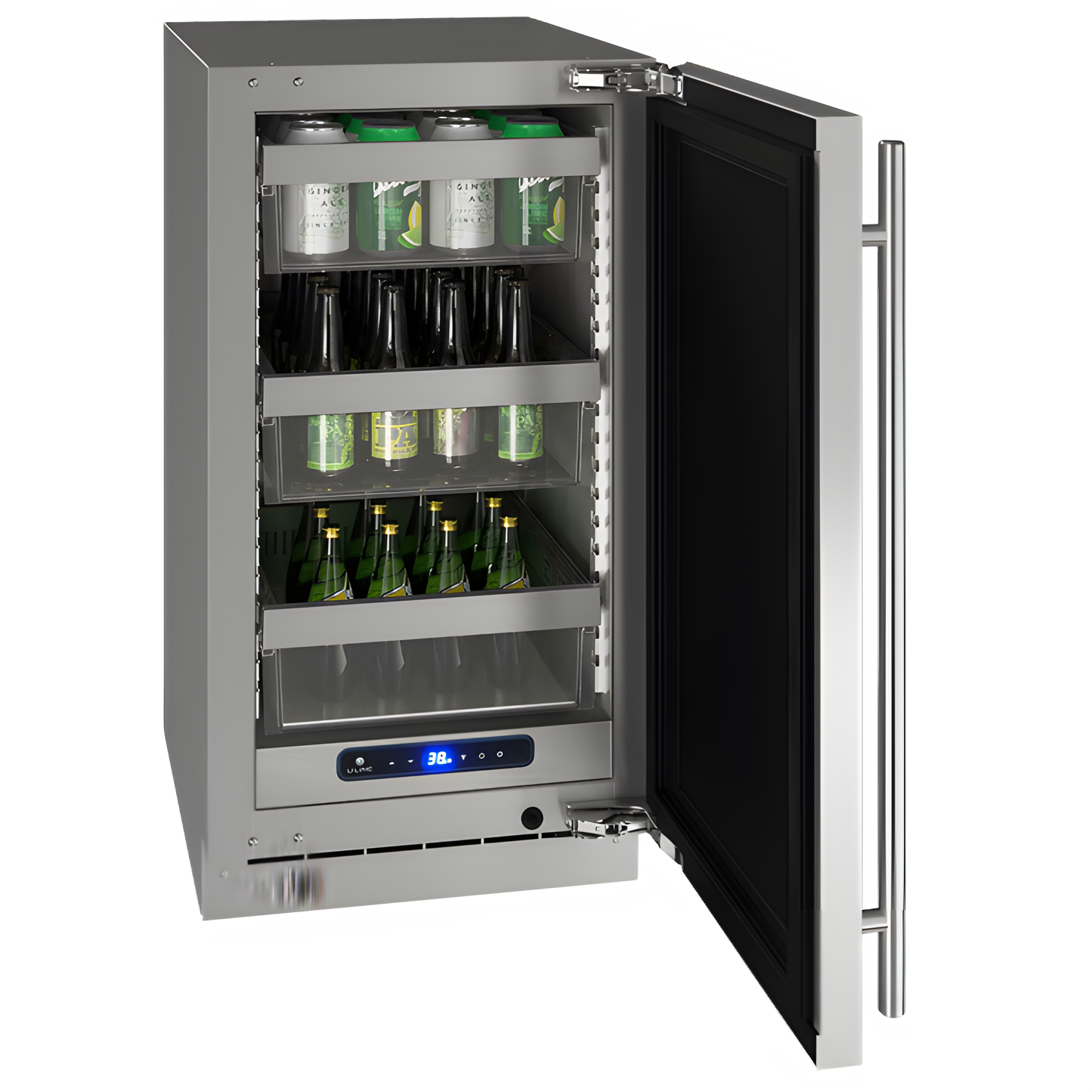 U-Line - 18" 5 Class Slide & Secure™ Refrigerator - HRE518 - UHRE518-SG01A