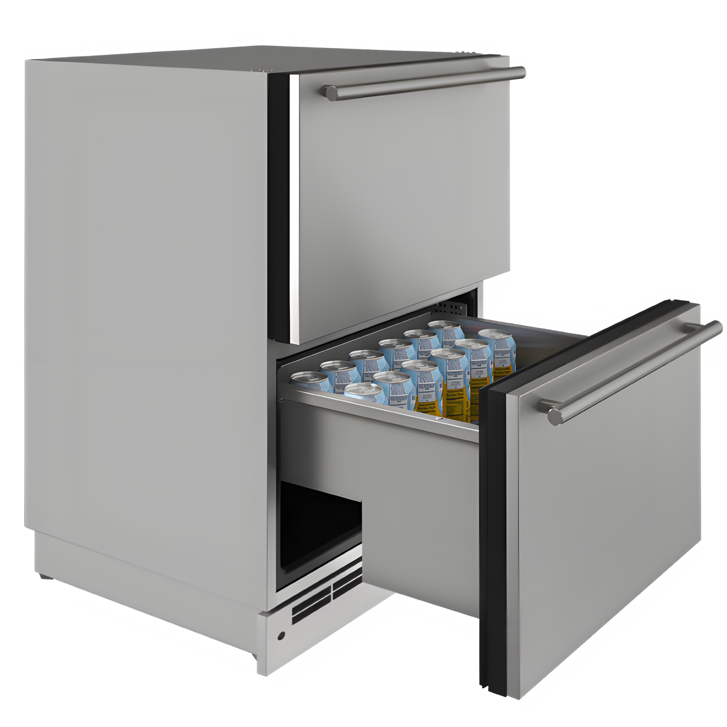 U-Line - 24" Refrigerator Drawers - 115 V - ODR124 - UODR124-SS61A