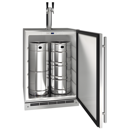 U-Line - 24" Outdoor Keg Refrigerator - OKR124 - UOKR124-SS01A