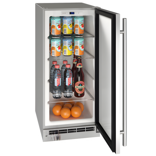 U-Line - 15" Outdoor Refrigerator - 115 V - ORE115 - UORE115-SS01A