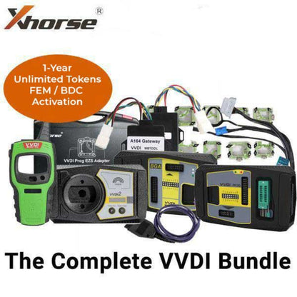 Xhorse VVDI Complete Starter Pack Bundle w/ Authorizations, Emulators, Cables & Adapters (Xhorse) - VVDI-SET-COMPLETE