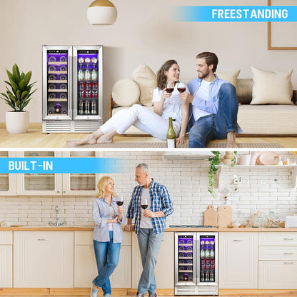 Antarctic Star 24 Inch Wine and Beverage Refrigerator - W51115