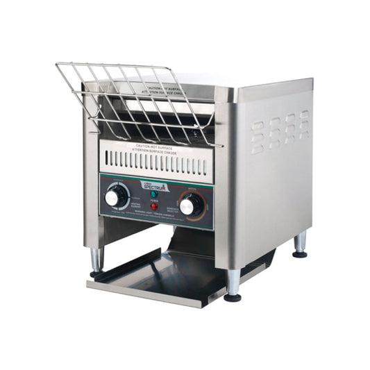 Winco ECT-300 Spectrum Electric Countertop Conveyor Toaster with 2.5" Opening - 300 Slices per Hour, 120V - WNECT-300