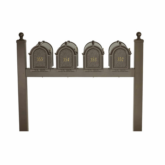 Whitehall Multi Mailbox Capitol Quad Package -  16522
