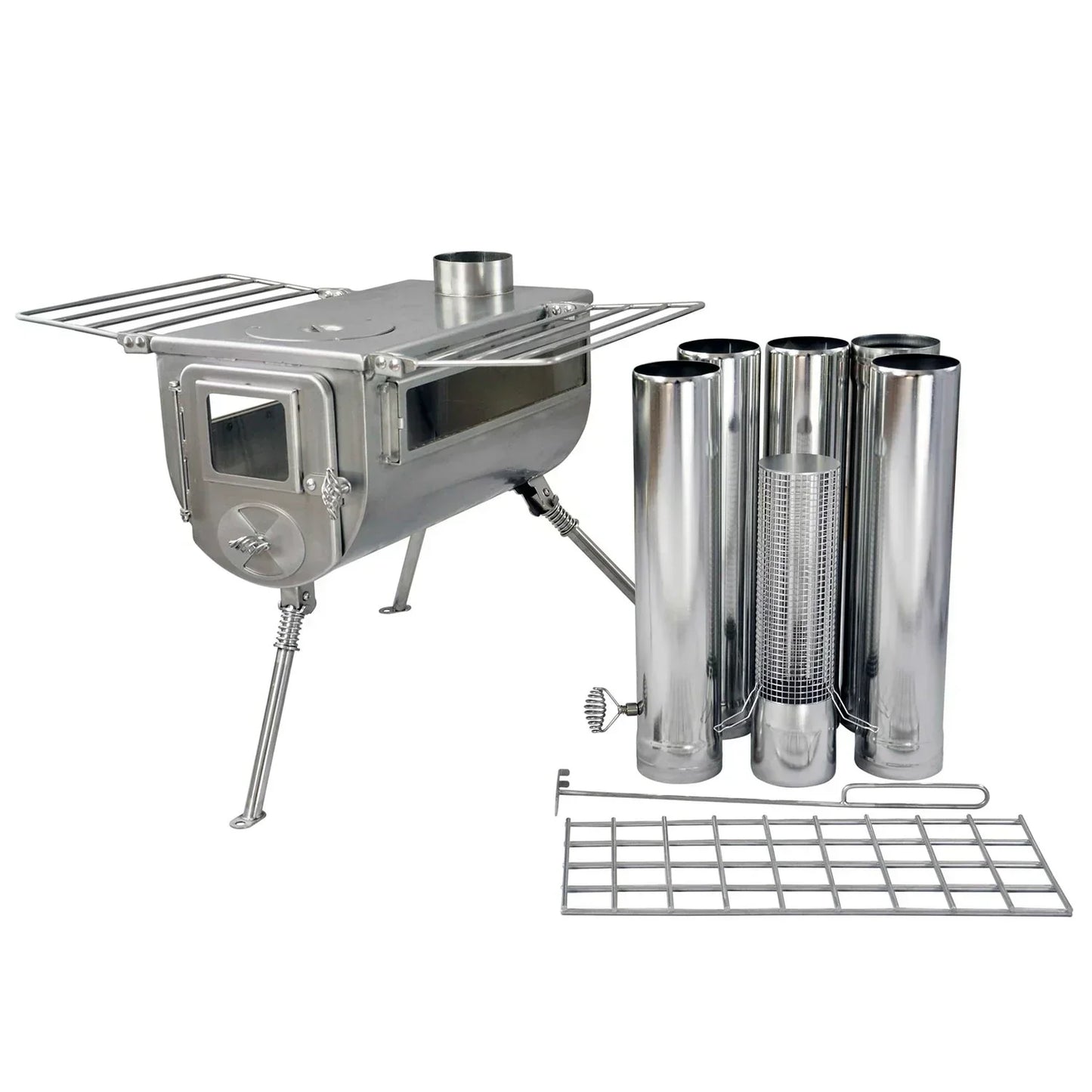 Winnerwell Woodlander Double View - Medium | Springbar Hot Tent Bundle