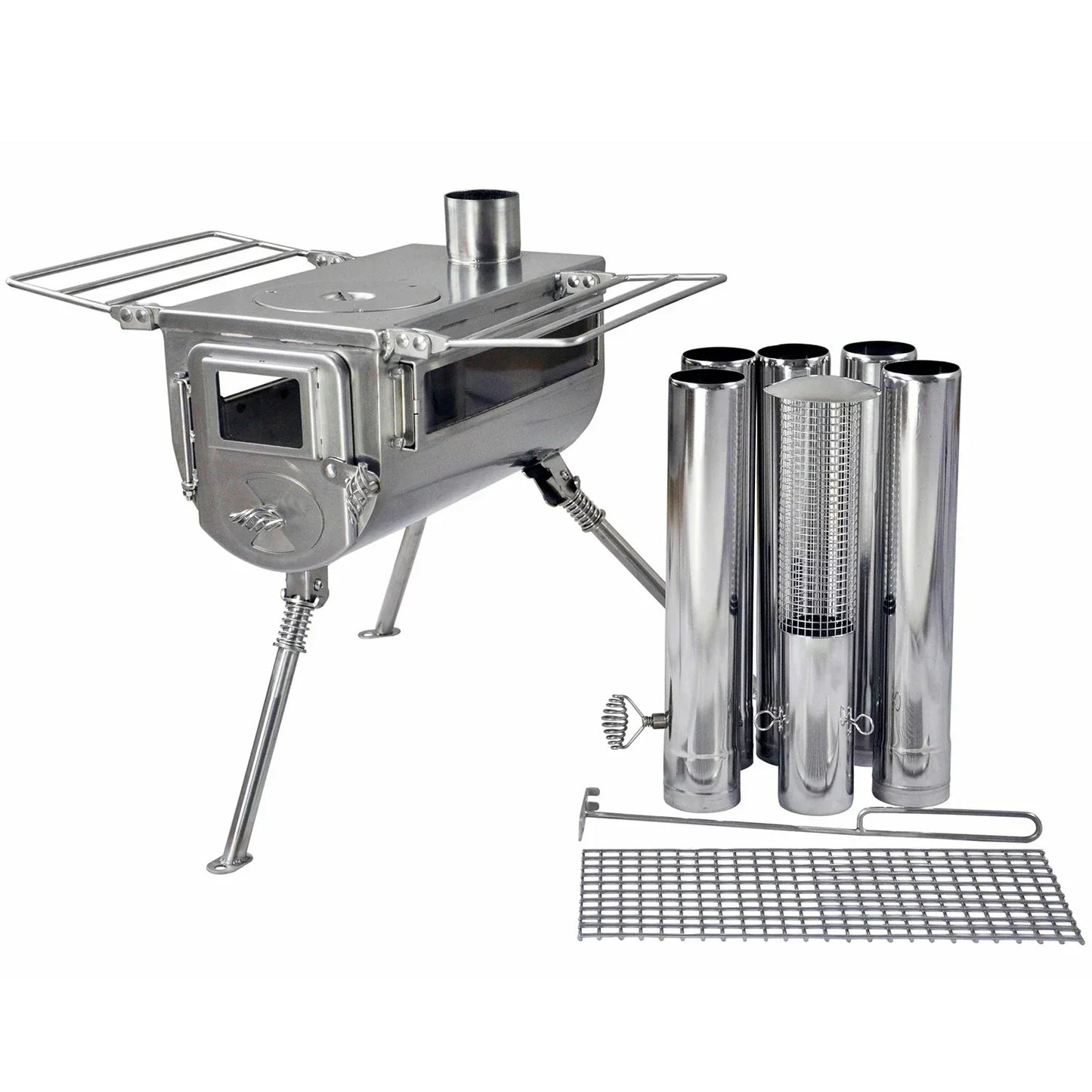 Winnerwell Woodlander Double View - Medium | Springbar Hot Tent Bundle