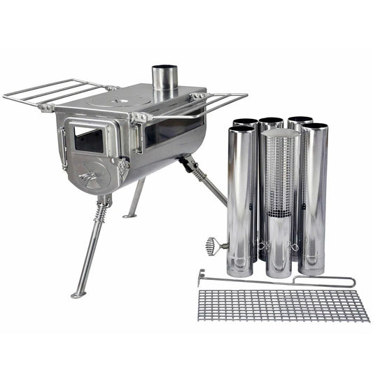 Winnerwell Woodlander Double View - Medium | Springbar Hot Tent Bundle