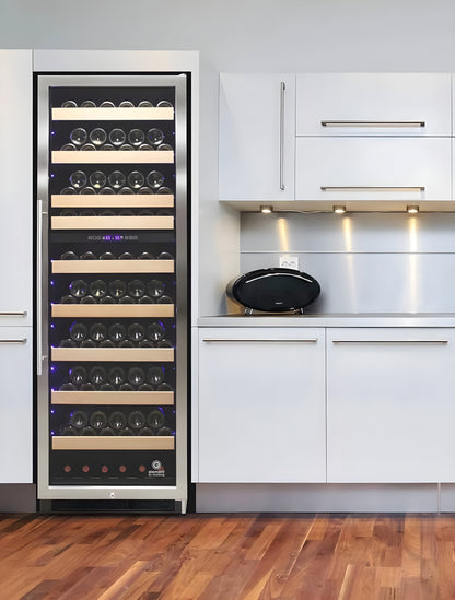 Vinotemp Connoisseur Series 168 Dual Zone Wine Cooler - EL-168WCST