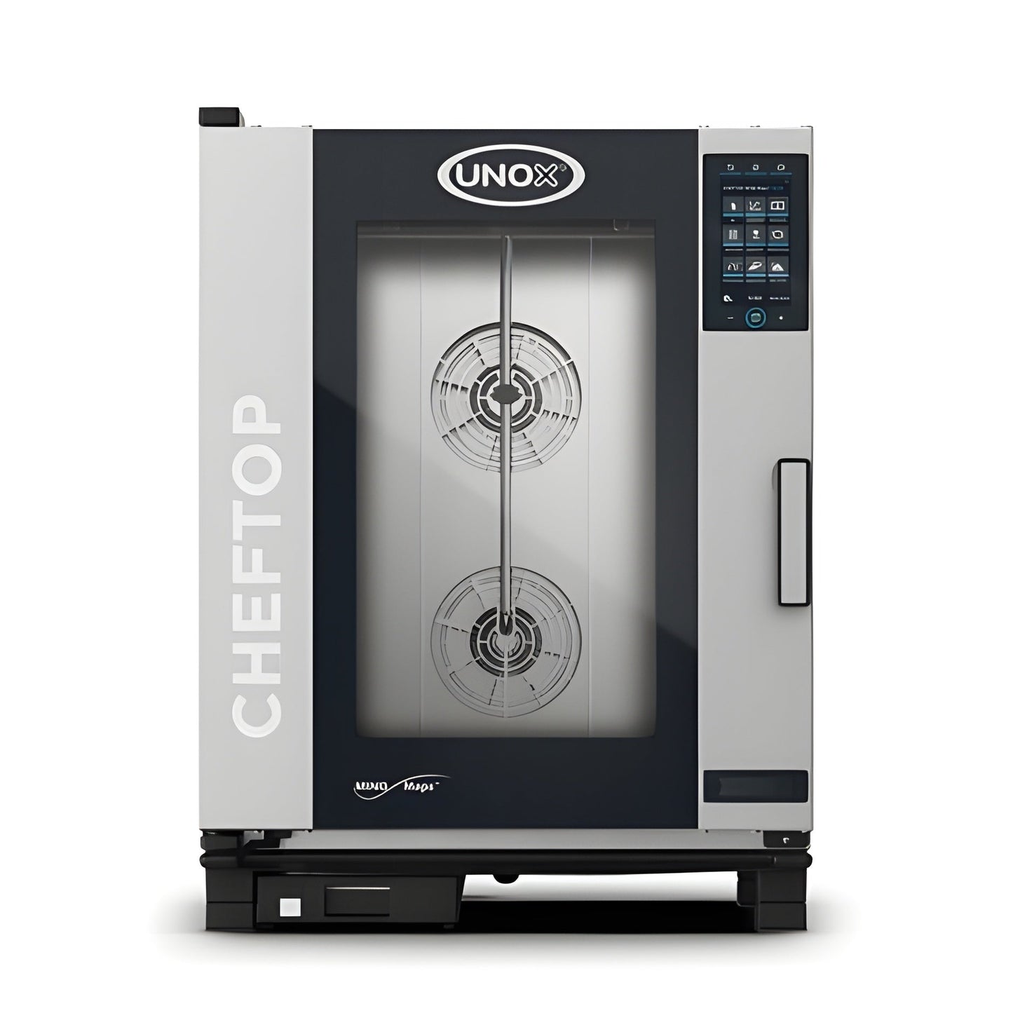 Unox ChefTop MIND.Maps Plus Natural Gas Countertop Combi Oven with 120V, 1 Ph - 10 Trays/GN 1/1 - XAVC-1011-GPRM