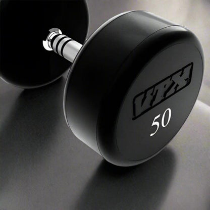 TROY VTX by Troy XD-005-125U 5-125 lb Urethane Dumbbell Set - XD-005-125U
