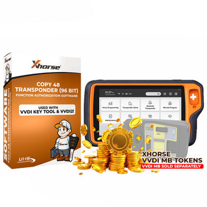 Xhorse KT-PPAD VV-04 Copy Transponder (96 Bit) Software, VVDI Key Tool PLUS, 1-Year Unlimited Tokens – XHS-KT-PPAD-PROMO