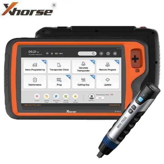 Xhorse - VVDI Key Tool PLUS Tablet All In One Key Tool - ADVANCED PACKAGE and Mini PROG Pen EEPROM Programmer (Bundle) - XHS-KT-PROG