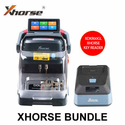 Xhorse - Dolphin II XP-005L - High Sec Portable Key Cutter w/ Key Bitting Reader (Bundle of 2) - XHS-XP005L-XDKR00GL