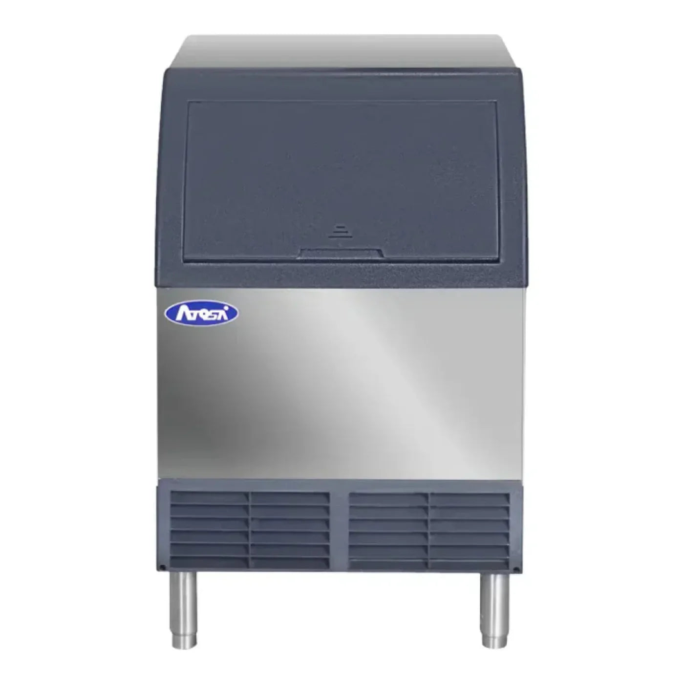 Atosa YR280-AP-161 23.7" Ice Machine with Built-In Ice Bin, Half-diced Cube, 283 lbs/day -YR280-AP-161