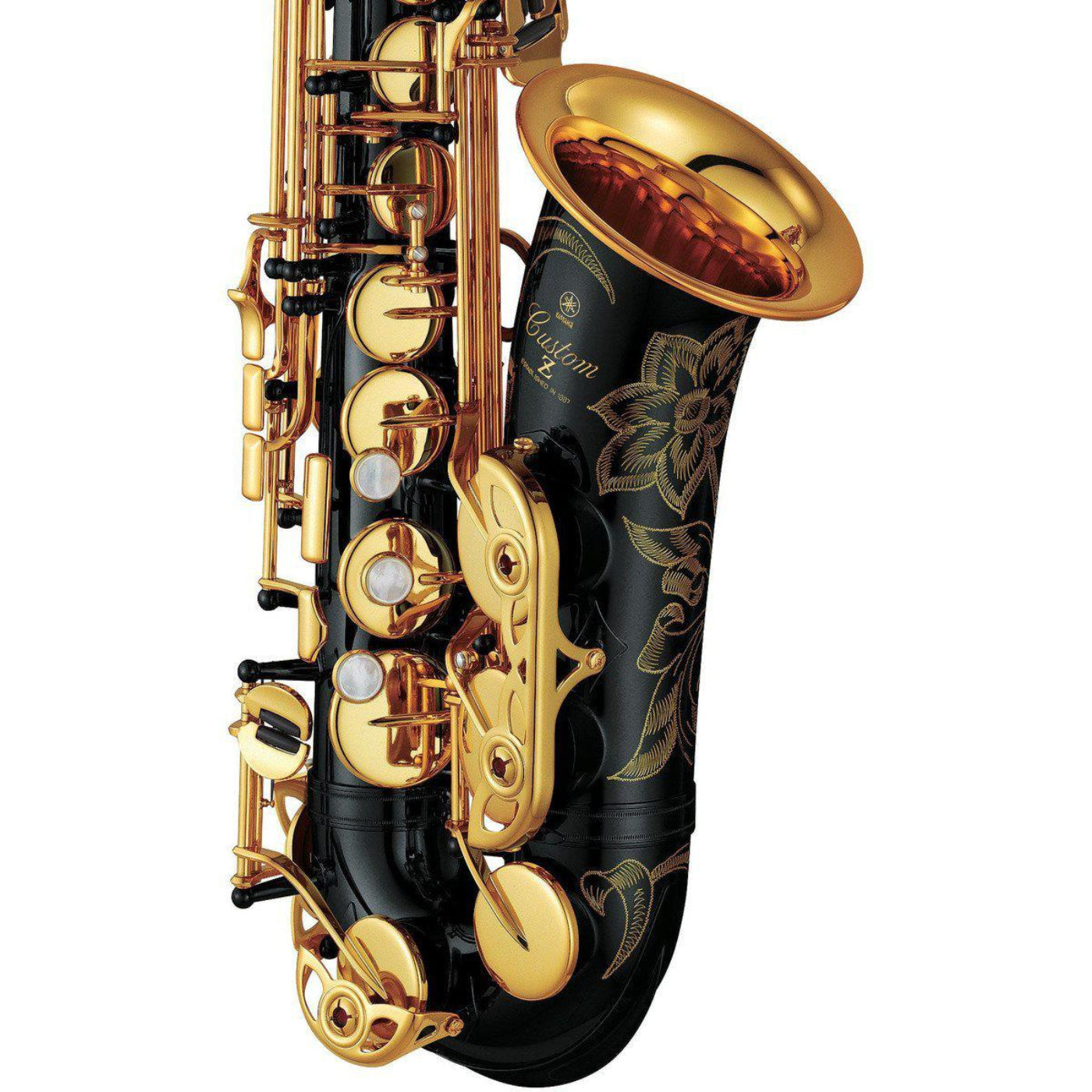 Yamaha YAS-82ZIIB Custom Z E-Flat Alto Saxophone Black Lacquer Finish - YAS82ZIIB