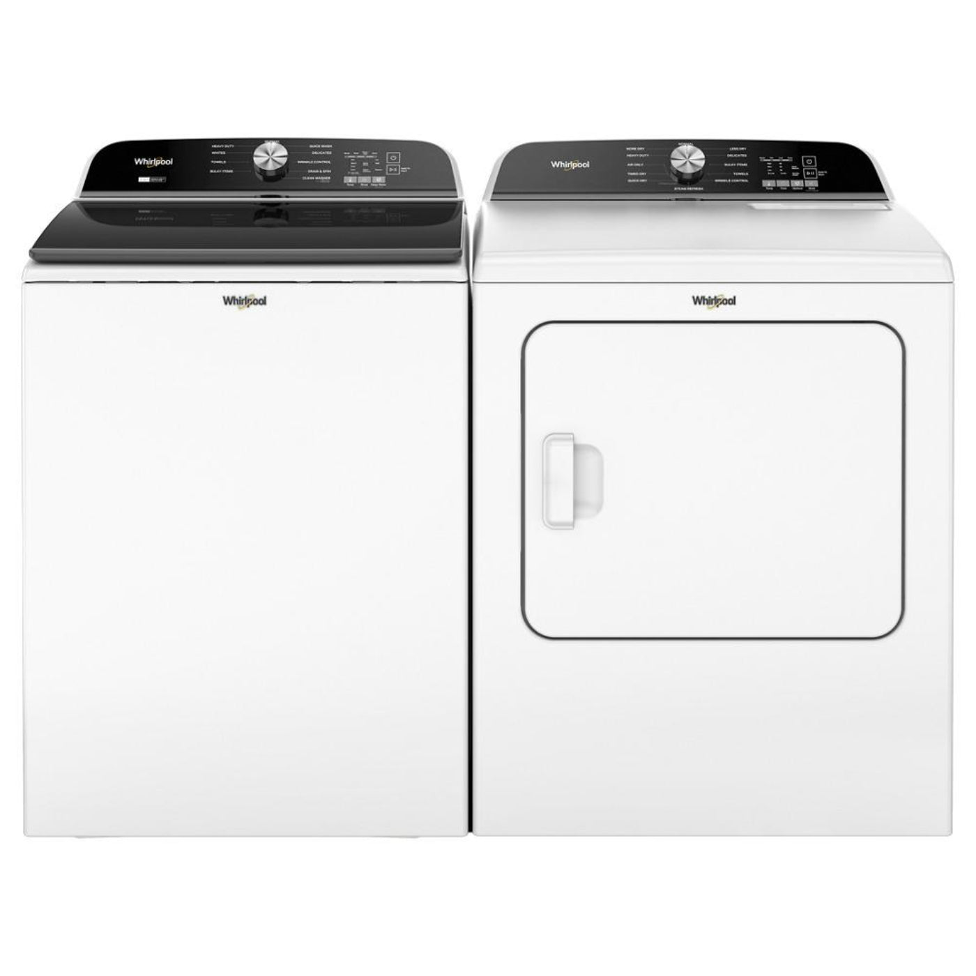 WHIRLPOOL  5.2-5.3 Cu. Ft. Whirlpool Top Load Washer with Removable Agitator - WTW6157PW-KT