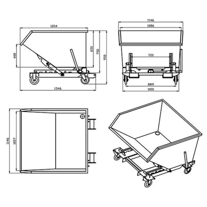 Aardwolf Waste Bin 620PC - WB620PC