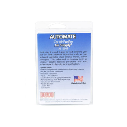 Wein Automate™ AS1250B Vehicle Ionic Air Purifier