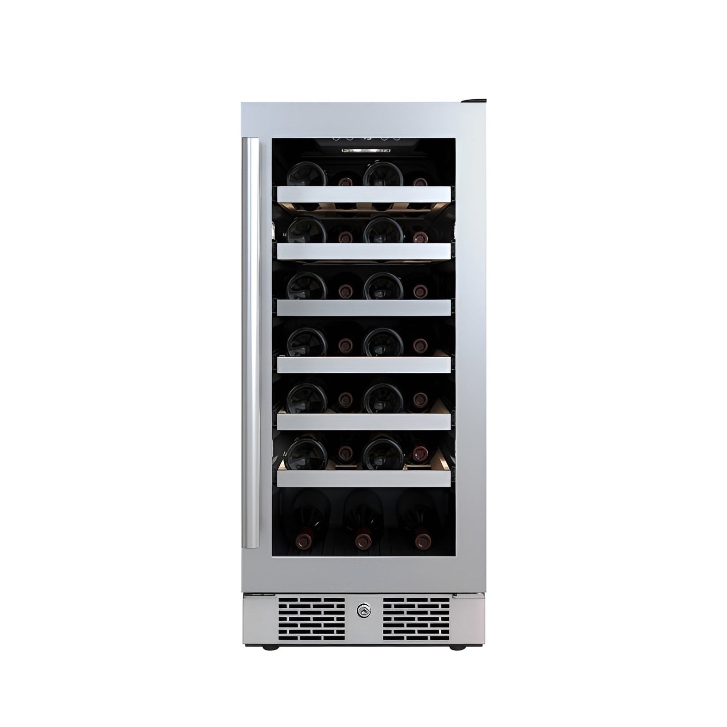 Avallon 15 Inch Wide 27 Bottle Capacity Single Zone Wine Cooler with Right Swing Door - AWC152SZRH