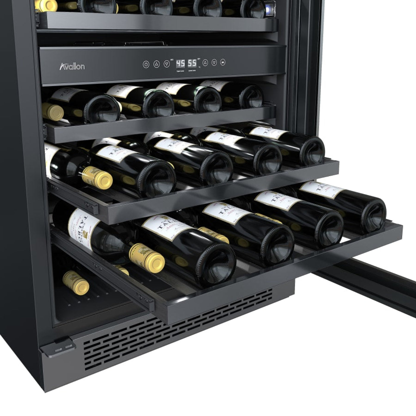 Avallon 24 Inch Wide 45 Bottle Capacity Built-In Wine Cooler - AWC242DBLSS - AWC242DBLSS