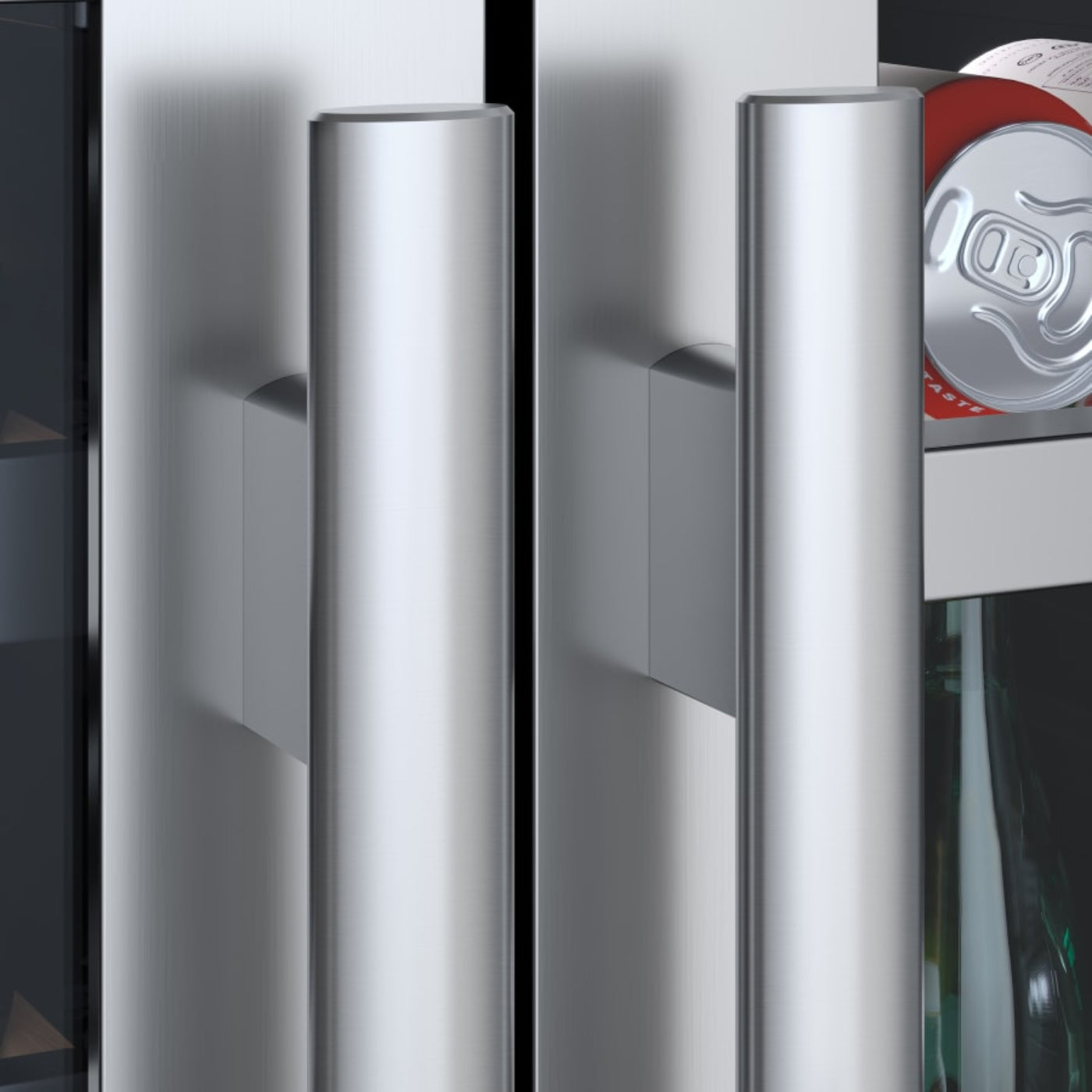 Avallon 24 Inch Wide 42 Bottle Capacity French Door Wine Cooler with LED Lighting - AWC242FD