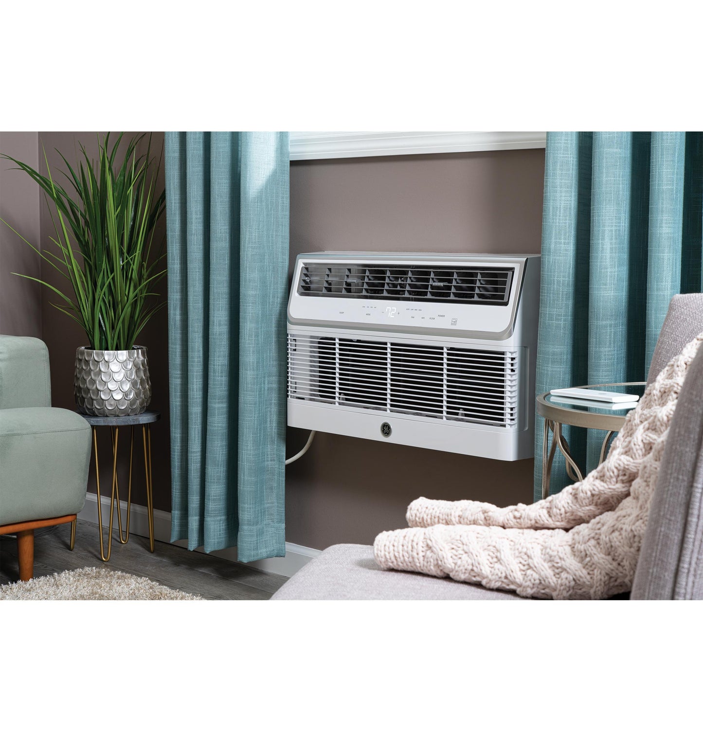 GE APPLIANCES AJCQ12DWJ GE(R) 230/208 Volt Built-In Cool-Only Room Air Conditioner -AJCQ12DWJ-KT