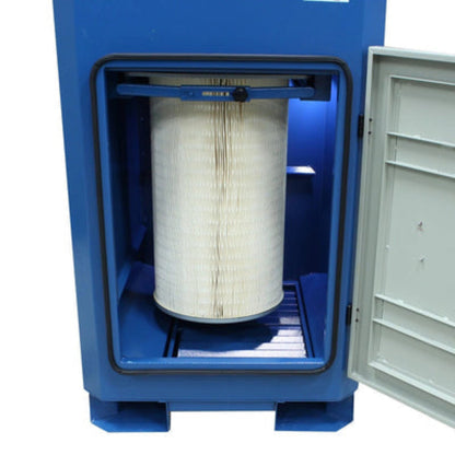 U.S Industrial Baileigh MDC-3500-HD; 230V 3 5HP Metal Dust Collector, Air Pulse Clean w/ HEPA Filter, 10" Port