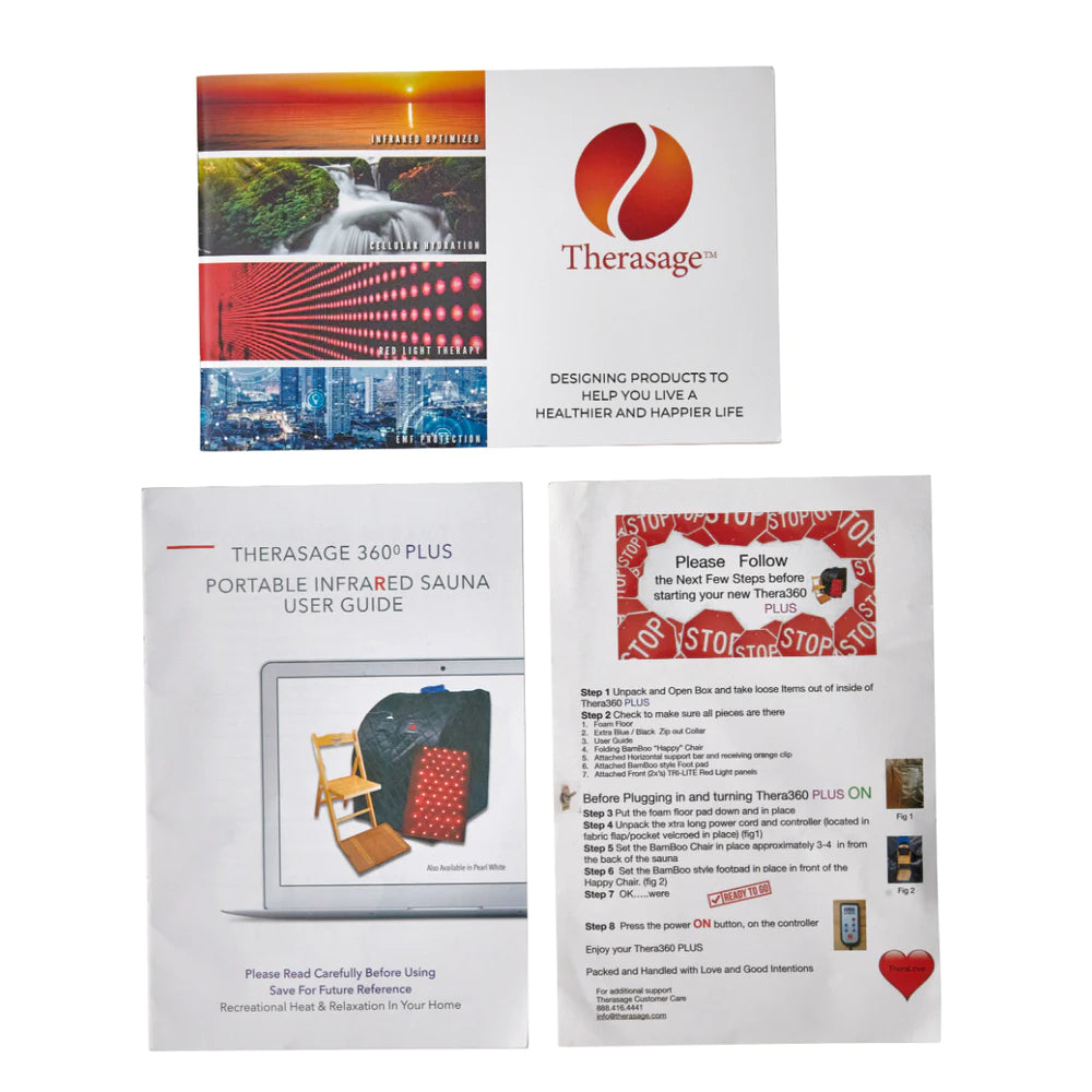 Therasage Thera360 PLUS Personal Sauna (Black)