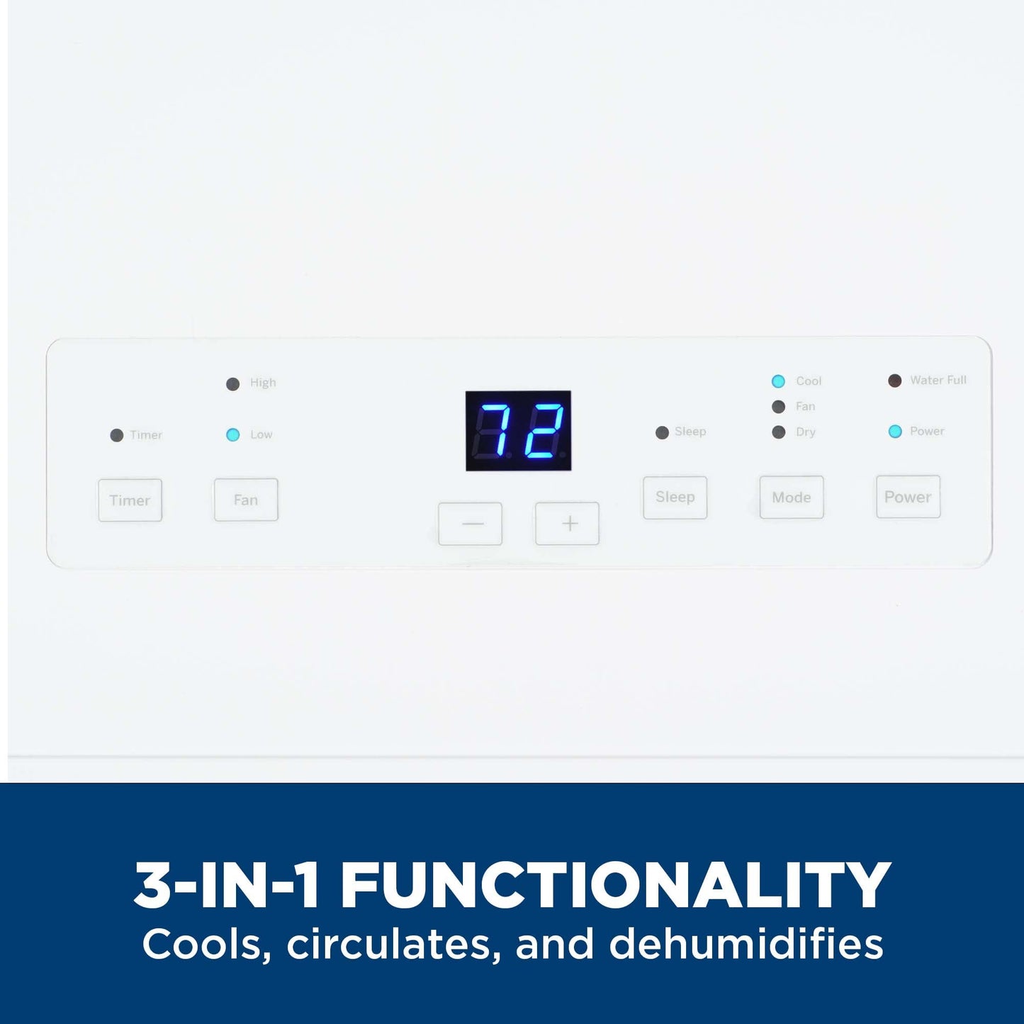 GE APPLIANCES APFD06JASW GE(R) 6,100 BTU Portable Air Conditioner with Dehumidifier and Remote, White - APFD06JASW-KT