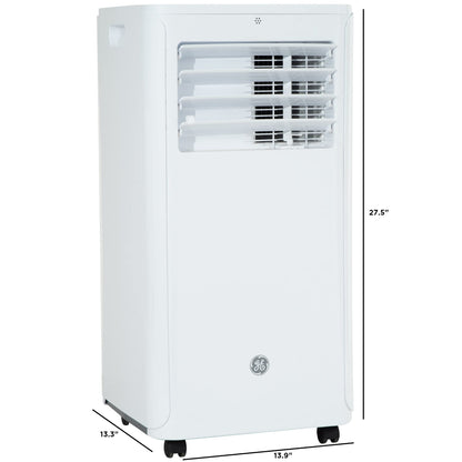 GE APPLIANCES APFD06JASW GE(R) 6,100 BTU Portable Air Conditioner with Dehumidifier and Remote, White - APFD06JASW-KT