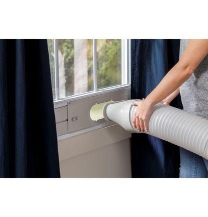 GE APPLIANCES APWD10JASG GE(R) 10,500 BTU Smart Portable Air Conditioner with Dehumidifier and Remote, Grey - APWD10JASG-KT