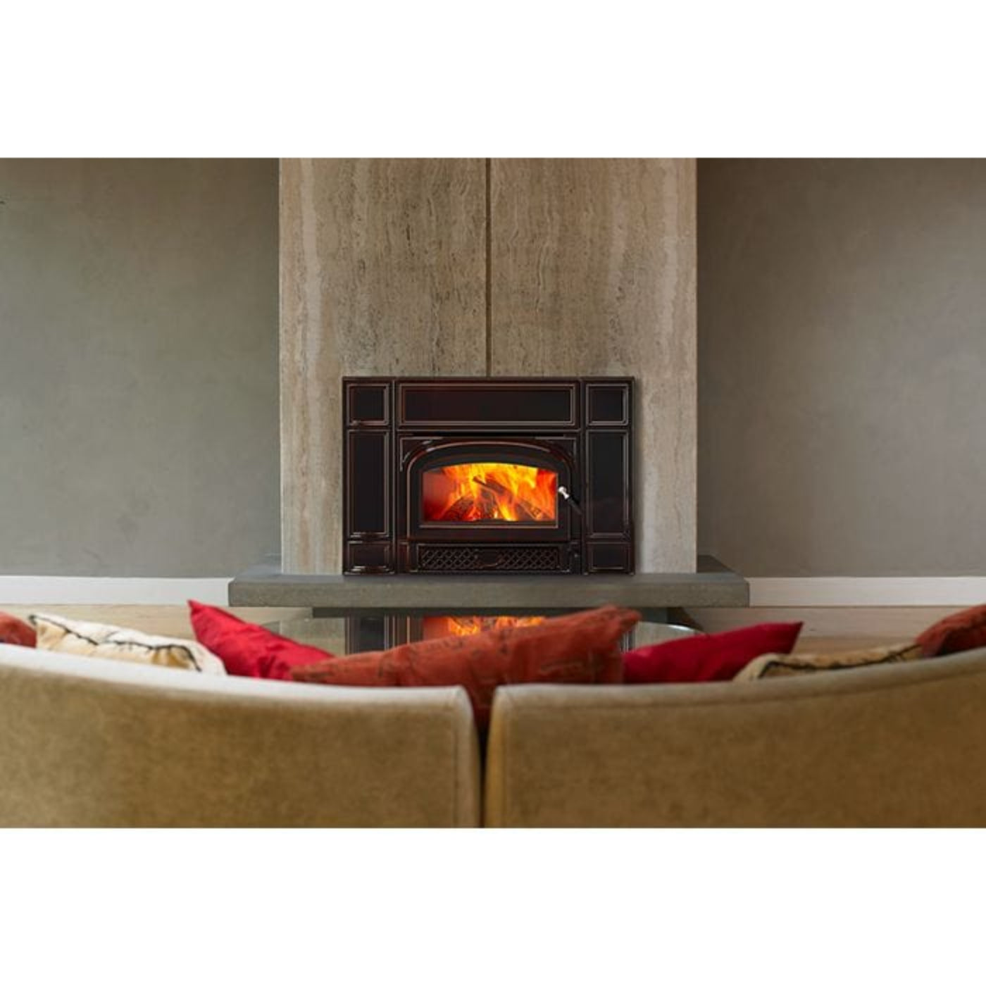 Vermont Castings Gifford Cast Iron Wood Burning Fireplace Insert - GIFFORD-CB