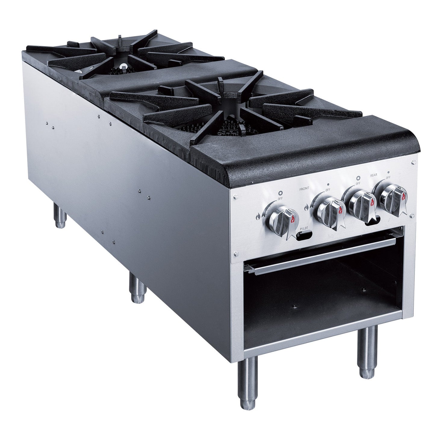 Chef AAA - Commercial 2 Burner Stock Pot Range - TCSPA2