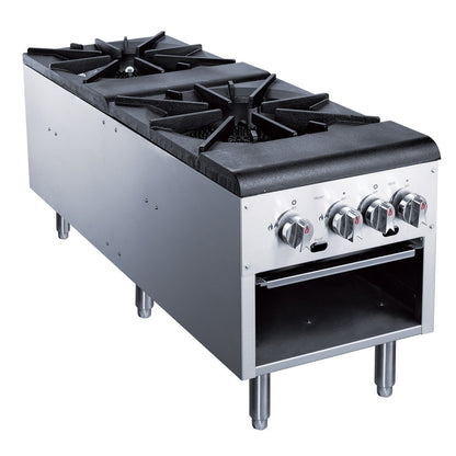 Chef AAA - Commercial 2 Burner Stock Pot Range - TCSPA2