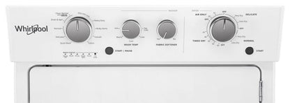 WHIRLPOOL  3.5 cu.ft Electric Stacked Laundry Center 9 Wash cycles and AutoDry - WET4027HW-KT