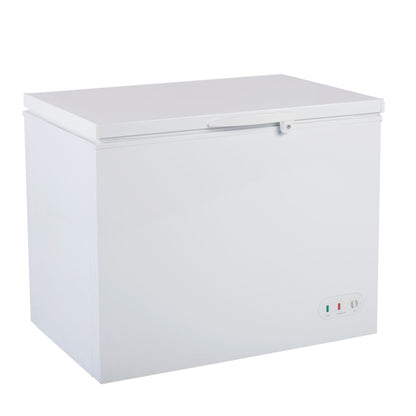 Maxx Cold Chest Freezer with Solid Top, 50"W, 12.7 cu. ft. Storage Capacity, Locking Lid, Garage Ready, in White - MXSH12.7SHC