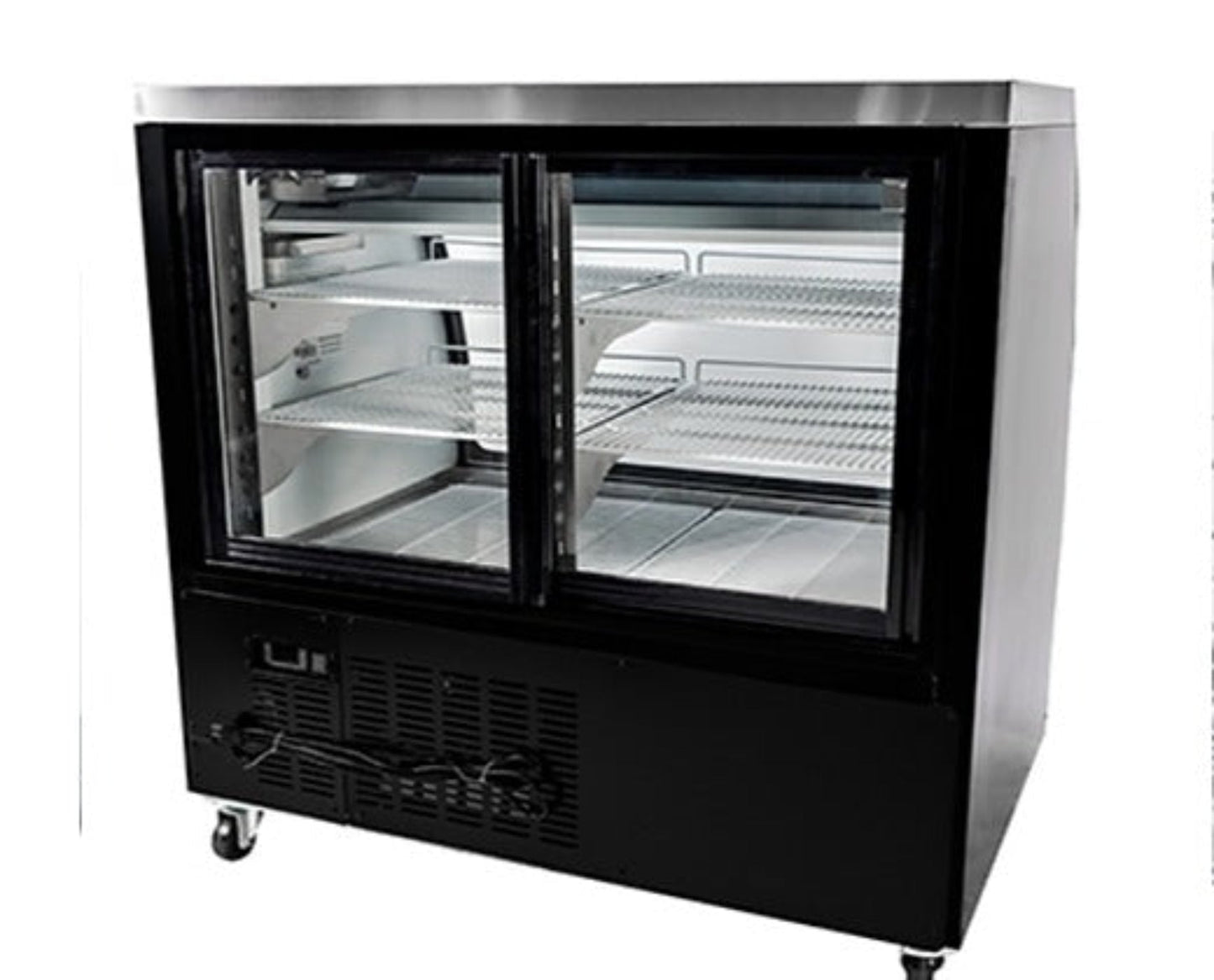 Saba - SCGG-47, Commercial 42" Curved Glass Deli Case Refrigerator 18 cu.ft. - SCGG-47