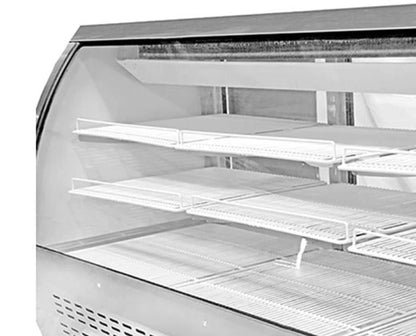 Saba - SCGG-82, Commercial 82" Deli Display Case Refrigerator Showcase 32 cu. ft. - SCGG-82