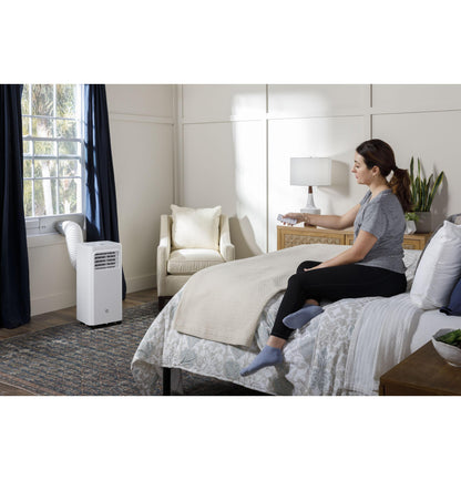 GE APPLIANCES APFD06JASW GE(R) 6,100 BTU Portable Air Conditioner with Dehumidifier and Remote, White - APFD06JASW-KT